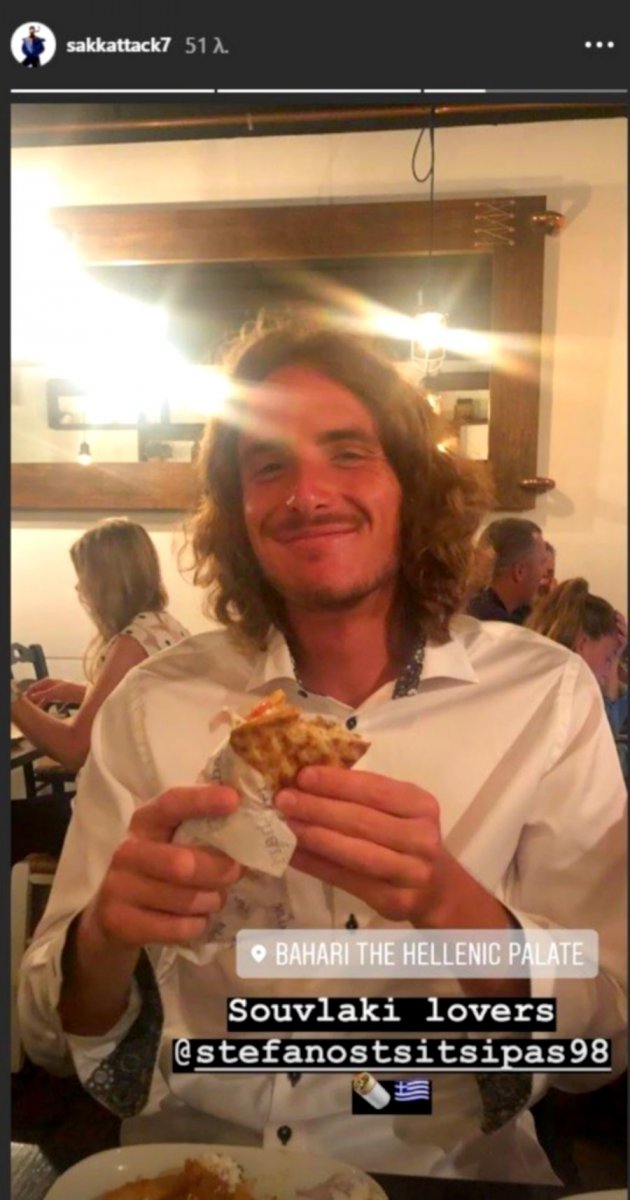 20190122154241 tsitsipas sakkari souvlaki australianopen instagram16012019