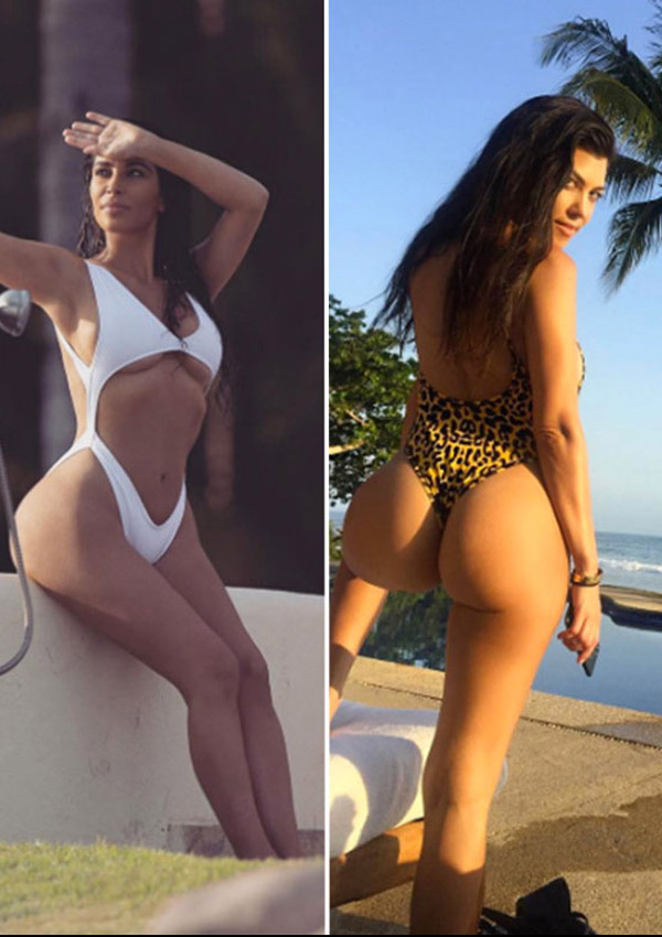 kim kardashian jealous kourtney kardashian bikini working twice day ftr