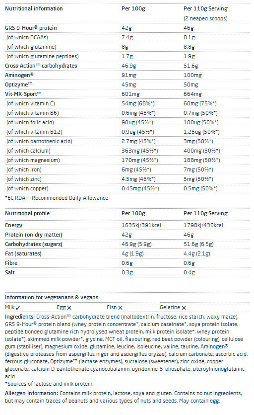 muscle meal leancore 2200g sci mx 