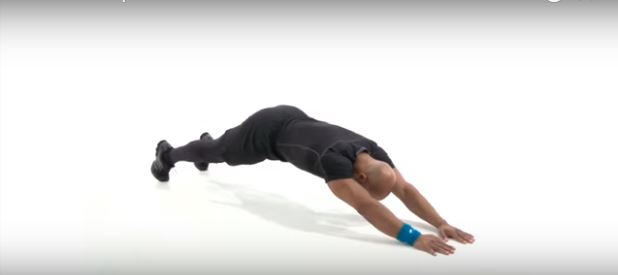 plank push up