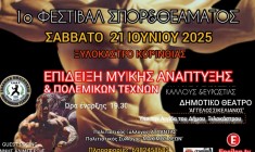 1&omicron; &Phi;&epsilon;&sigma;&tau;&iota;&beta;ά&lambda; &Sigma;&pi;&omicron;&rho; &amp; &Theta;&epsilon;ά&mu;&alpha;&tau;&omicron;&sigmaf; &tau;&omicron; &Sigma;ά&beta;&beta;&alpha;&tau;&omicron; 21 &Iota;&omicron;&upsilon;&nu;ί&omicron;&upsilon; 2025 &sigma;&tau;&omicron; &Xi;&upsilon;&lambda;ό&kappa;&alpha;&sigma;&tau;&rho;&omicron; &Kappa;&omicron;&rho;&iota;&nu;&theta;ί&alpha;&sigmaf;