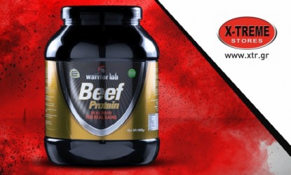 Beef Protein by Warrior Lab: &Eta; &kappa;&alpha;&theta;&alpha;&rho;ή &pi;&rho;&omega;&tau;&epsilon;ΐ&nu;&eta; &alpha;&pi;ό &mu;&omicron;&sigma;&chi;&alpha;&rho;ί&sigma;&iota;&omicron; &kappa;&rho;έ&alpha;&sigmaf; &pi;&omicron;&upsilon; &psi;ά&chi;&nu;&epsilon;&iota;&sigmaf;!