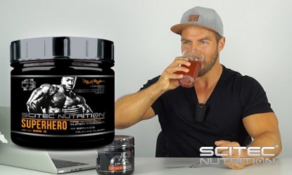 &Tau;&omicron; pre-workout Scitec Nutrition Superhero &alpha;&pi;&lambda;ά &tau;&alpha; &laquo;&sigma;&pi;ά&epsilon;&iota;&raquo;!