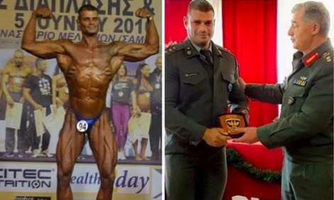 Οι ένοπλες δυνάμεις τίμησαν με πλακέτα τον Ίλαρχο και Bodybuilder Γιώργο Μαργαρίτη!