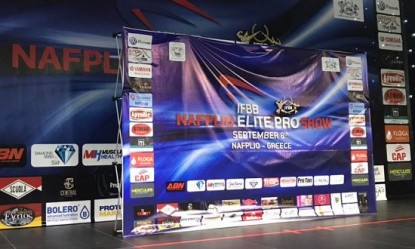 &Tau;&alpha; &epsilon;&pi;ί&sigma;&eta;&mu;&alpha; &alpha;&pi;&omicron;&tau;&epsilon;&lambda;έ&sigma;&mu;&alpha;&tau;&alpha; &alpha;&pi;ό &tau;&omicron; IFBB Elite Pro Nafplio