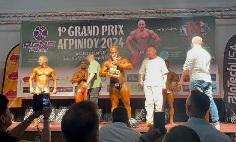 &Omicron; &Nu;ί&kappa;&omicron;&sigmaf; &Mu;&omicron;&upsilon;&sigma;&omicron;&upsilon;&nu;ί&delta;&eta;&sigmaf; &Gamma;&epsilon;&nu;&iota;&kappa;ό&sigmaf; &Nu;&iota;&kappa;&eta;&tau;ή&sigmaf; &sigma;&tau;&omicron; 1o Grand Prix &Alpha;&gamma;&rho;&iota;&nu;ί&omicron;&upsilon; 2024