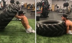 &Omicron; bodybuilder &chi;&omega;&rho;ί&sigmaf; &pi;ό&delta;&iota;&alpha; &kappa;&alpha;&iota; &mu;&epsilon; έ&nu;&alpha; &chi;έ&rho;&iota; &pi;&omicron;&upsilon; &delta;&epsilon;&nu; &laquo;&mu;&alpha;&sigma;ά&epsilon;&iota;&raquo; &nu;&alpha; &sigma;&eta;&kappa;ώ&sigma;&epsilon;&iota; &mu;&iota;&alpha; &tau;&epsilon;&rho;ά&sigma;&tau;&iota;&alpha; &rho;ό&delta;&alpha;!