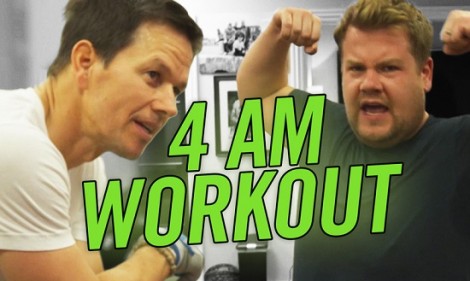 Ό&tau;&alpha;&nu; &omicron; James Corden &alpha;&kappa;&omicron;&lambda;&omicron;ύ&theta;&eta;&sigma;&epsilon; &tau;&eta;&nu; &pi;&rho;&omicron;&pi;ό&nu;&eta;&sigma;&eta; &tau;&omicron;&upsilon; Wahlberg