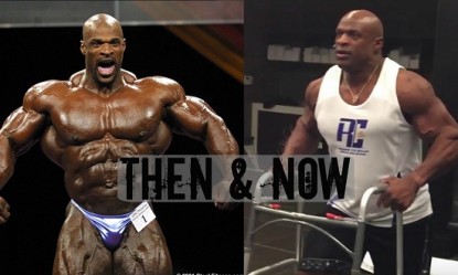 &Eta; &sigma;&eta;&mu;&epsilon;&rho;&iota;&nu;ή &sigma;&omicron;&kappa;&alpha;&rho;&iota;&sigma;&tau;&iota;&kappa;ή &epsilon;&iota;&kappa;ό&nu;&alpha; &tau;&omicron;&upsilon; &kappa;&omicron;&rho;&upsilon;&phi;&alpha;ί&omicron;&upsilon; Mr. Olympia Ronnie Coleman