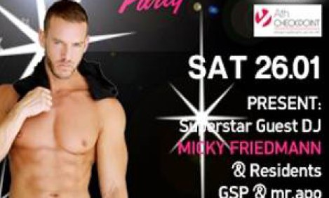 &Omicron; superstar dj &amp; producer MICKY FRIEDMANN &sigma;&tau;&omicron; Aparthent club