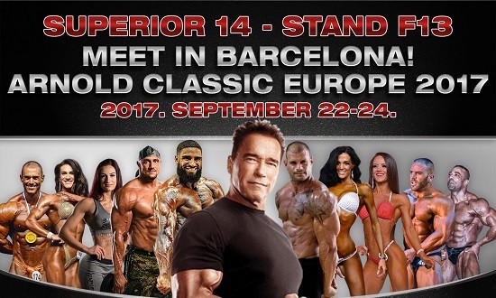 &Omicron;&iota; &alpha;&theta;&lambda;&eta;&tau;έ&sigmaf; &kappa;&alpha;&iota; &tau;&alpha; &pi;&rho;&omicron;ϊό&nu;&tau;&alpha; &tau;&eta;&sigmaf; Superior14 &sigma;&tau;&omicron; Arnold Classic Europe 2017