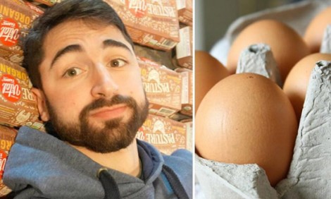 Eφαγε 720 αυγά σε ένα μήνα για δει τί θα γίνει στη χοληστερόλη του